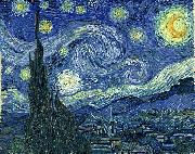 Vincent Van Gogh The Starry Night oil on canvas